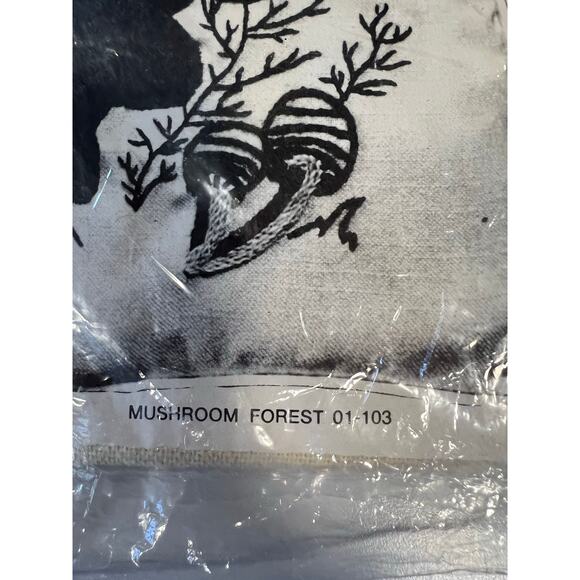 1976 Crewel Mushroom 17” Pillow Kit Unopened - Picture 5 of 9